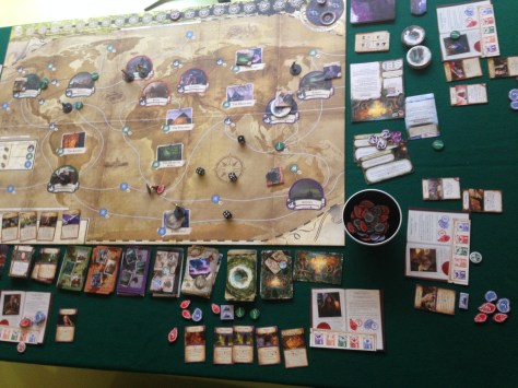 The game in progress