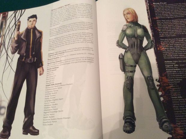 You can play agents or soldiers, or occult scholars, or mutant shapeshifters.