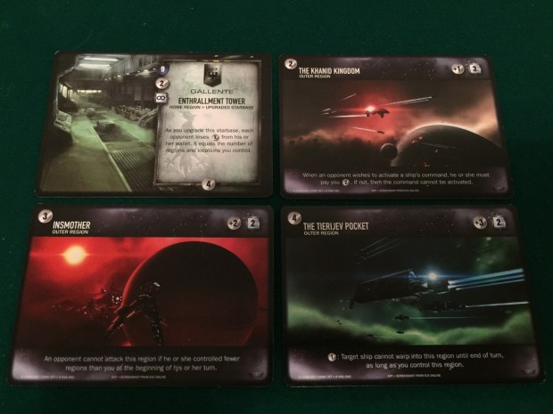 The space images are screenshots from the main Eve Online computer game