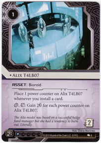 Alex gives us funds for installing stuff.