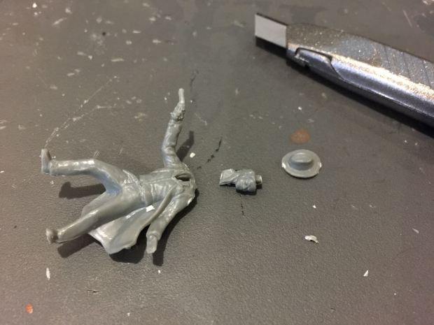 The Lawman hero comes with a separate head and hat. The hats were always the most awkward bit to get on right.