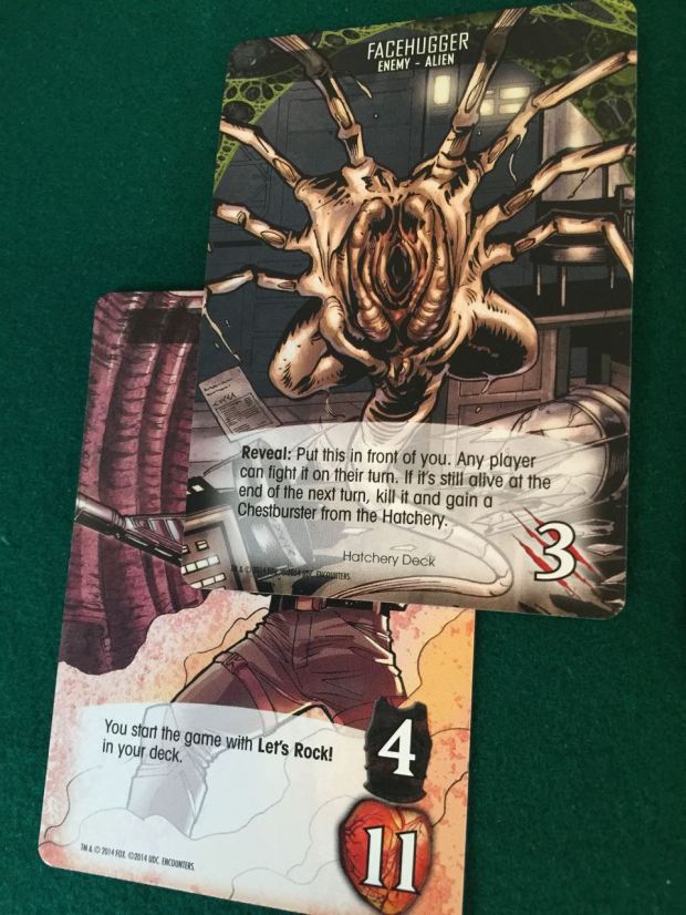 In one of my games I left an egg alone too long. An event card turned up and the egg hatched a facehugger. Luckily I had enough attack to kill it straightaway.