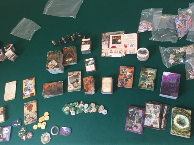 After over an hour of sorting, I have the Forsaken Lore smaller add-on and the Mountains of Madness bug expansion all merged together with the original game.